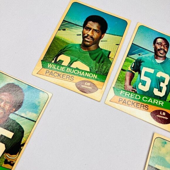 Vintage Green Bay Packers 1997 Team Football Player Cards Set of 10 - Picture 6 of 6
